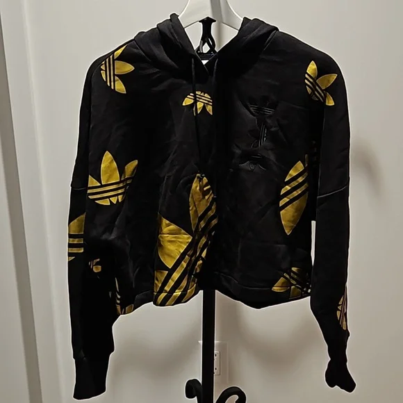 BNWT Adidas Originals Cropped Hoodie Size S - Picture 7 of 8